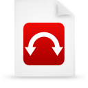 document, file, paper, red icon