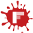 social,media,blot,set,flipboard icon