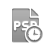 file,format,psd,clock icon