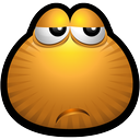 avatar, brown, monster, monsters, sad, yellow icon