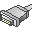 com, db, plug, rs-232, serial icon