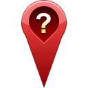 location, pin, question icon