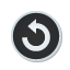 button, ccw, rotate, sticker icon