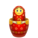 matreshka, mother, open, russia icon