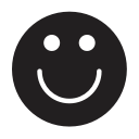 blush, emoji, emotion, smiley svg vector icon
