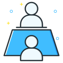 employee, interview, job, seeker, unemployee, work svg vector icon