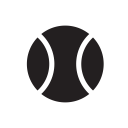 ball, fitness, tennis svg vector icon