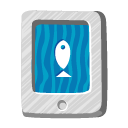 file,fish,paper,document,animal icon