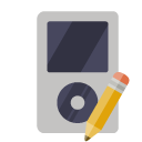 ipod,pencil icon