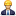 admin, boss, supervisor, user, worker icon