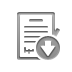 contract,down icon