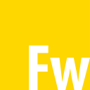adobe, fireworks, square svg vector icon