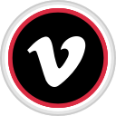 media, online, social, vimeo svg vector icon