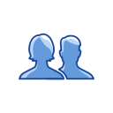 contacts, friend list, list, network svg vector icon