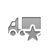 semi,trailer,truck,star icon