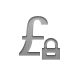 currency,sign,pound,lock icon