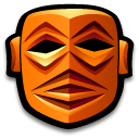 raratonga,mask icon