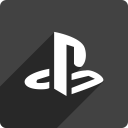 media, playstation, shadow, social, square svg vector icon