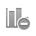 stats,bar,chart,delete icon