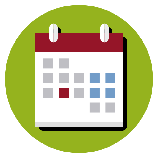 Calendar svg vector icon