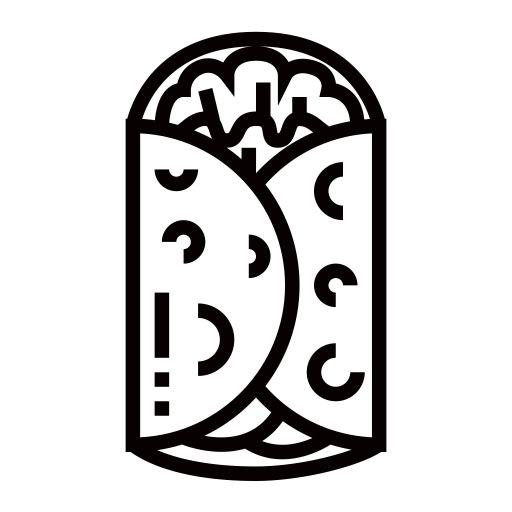 Corn Pancake svg vector icon
