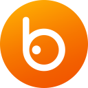 badoo, circle, colored, gradient, media, social, social media svg vector icon