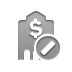 bank,cancel icon