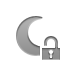 moon,lock,open icon