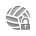 ball,volleyball,lock,open icon