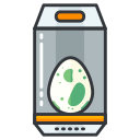 canister, egg, game, go, play, pokemon svg vector icon