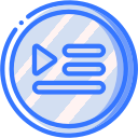audio, media, media player, music, playlist, video player svg vector icon