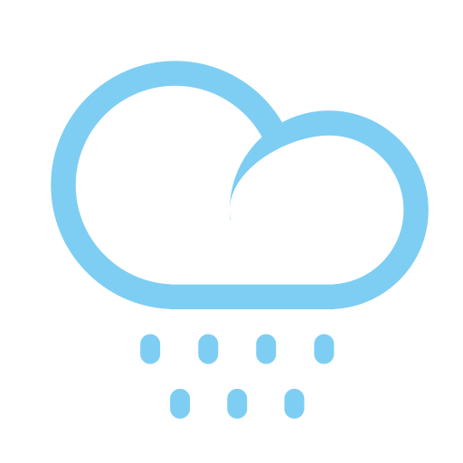 Rainstorm Weather svg vector icon