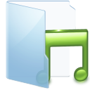 music,blue icon