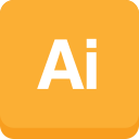 adobe, illustrator svg vector icon