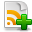 rss,file,add,plus,paper,document,subscribe,feed icon