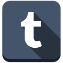 tumblr svg vector icon