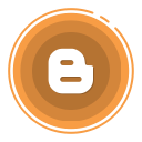 blogger, social media svg vector icon
