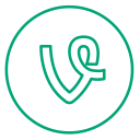 animate, animation, gif, line, neon, social, vine svg vector icon