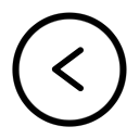 arrow, arrows, circle, direction, left, prev, previous svg vector icon