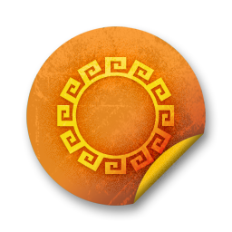 orange,grunge,sticker,badge icon