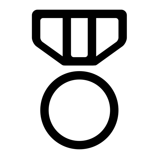 Badge Linear svg vector icon