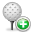 add, golf icon