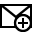 mail,add,plus,envelop,message,email,letter icon