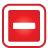 basic, collapse, red, toggle icon