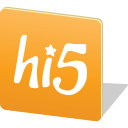 hi5, logo, media, share, social svg vector icon