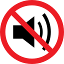 forbidden, noise, prohibition, sound svg vector icon