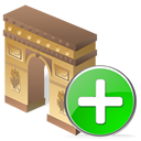 arcodeltriunfo,add,plus icon