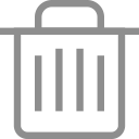 can, delete, recycle, trash svg vector icon