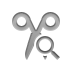 scissors,zoom icon
