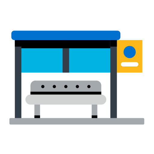 Bus Station svg vector icon